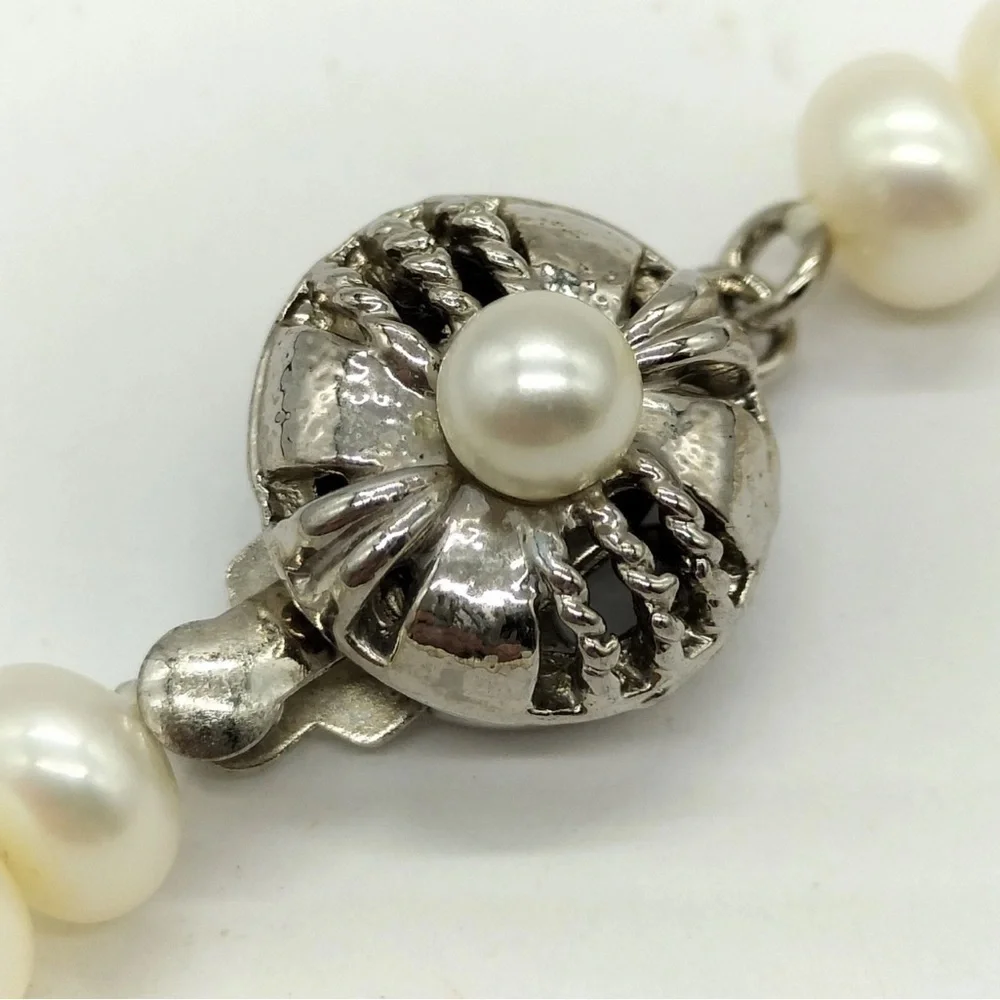 Pearl Necklace Stainless Steel - Picture 4 of 9